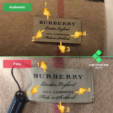 burberry fake tasche|Burberry scarf vs real.